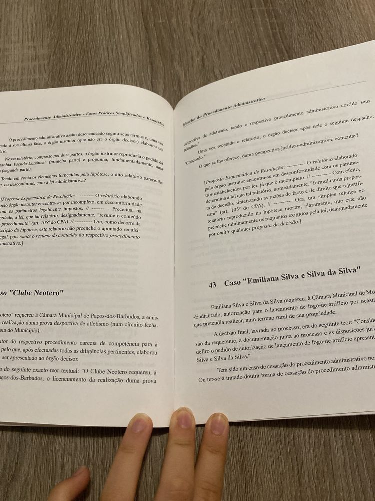 Procedimento Administrativo (casos práticos simplificados e resolvido)