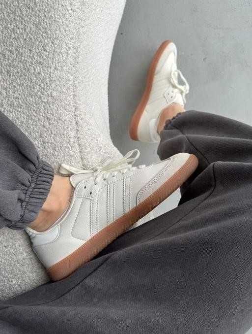 Женские кроссовки Adidas Samba Mint Beige 36-41 адидас ТОП весни