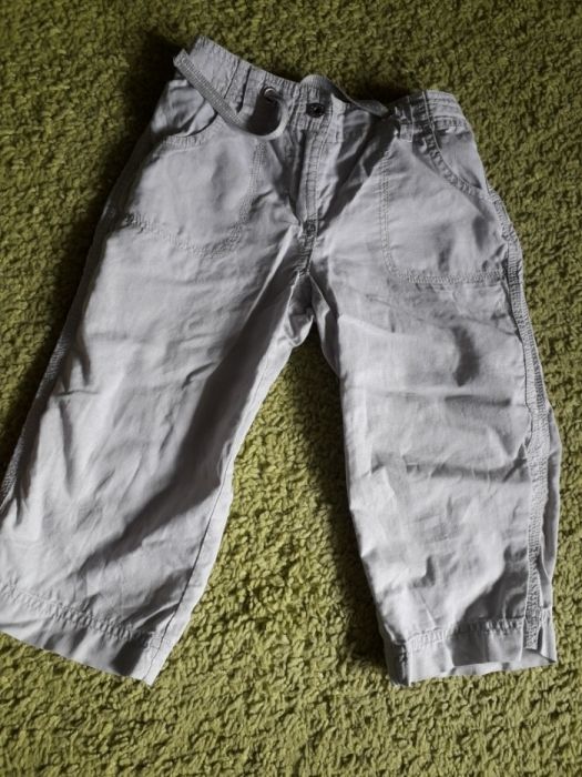 Super spodnie dla chłopca na lato w rozmiarze 140