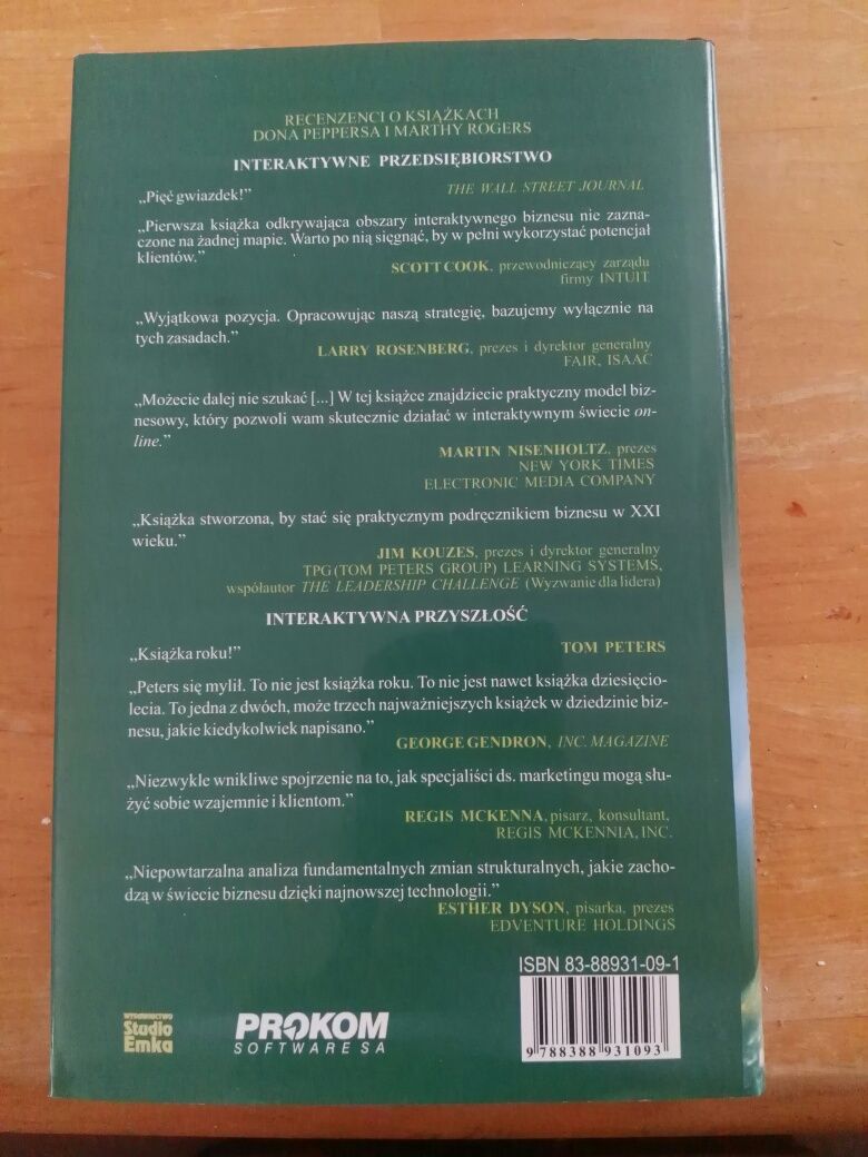 Interaktywny menedżer- Don Peppers, Martha Rogers