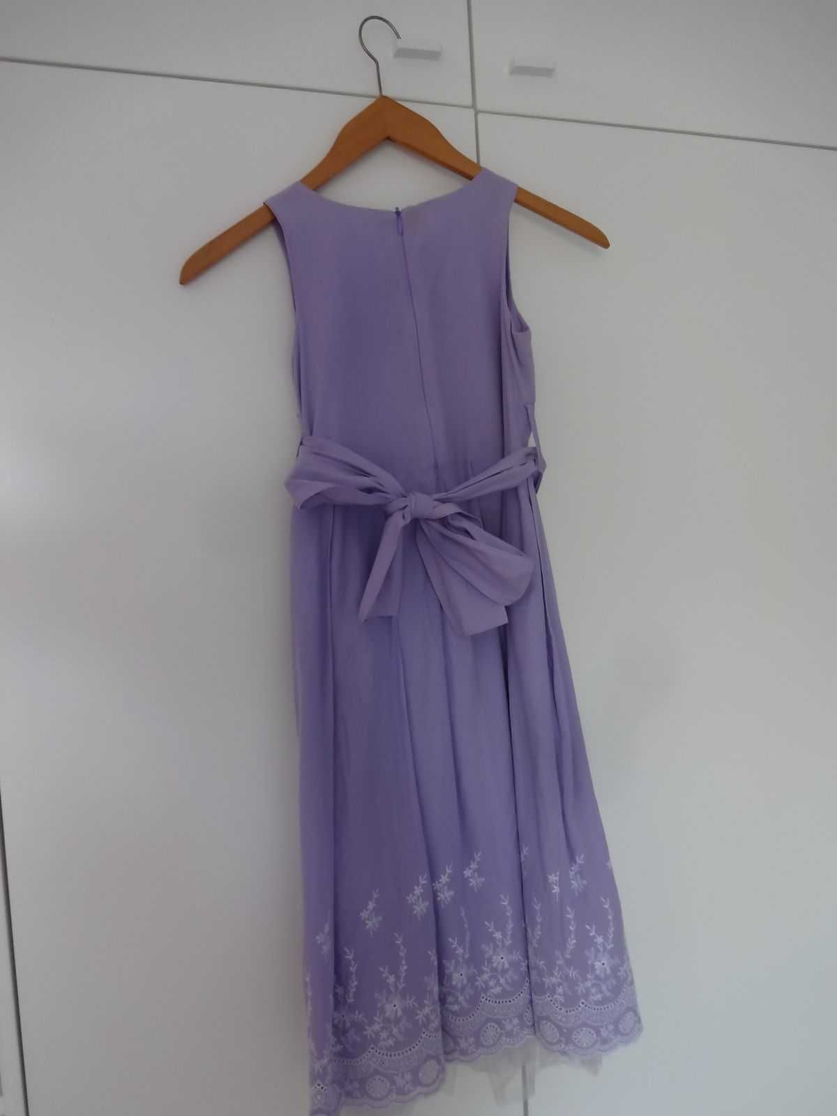 sukienka 140 cm Wójcik ,,liliowa  bryza'' .-komunia i inne party