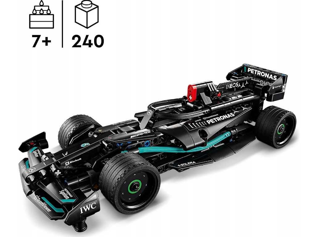 LEGO Technic Mercedes-AMG F1 Samochód Wyścigowy Zabawka Klocki Prezent