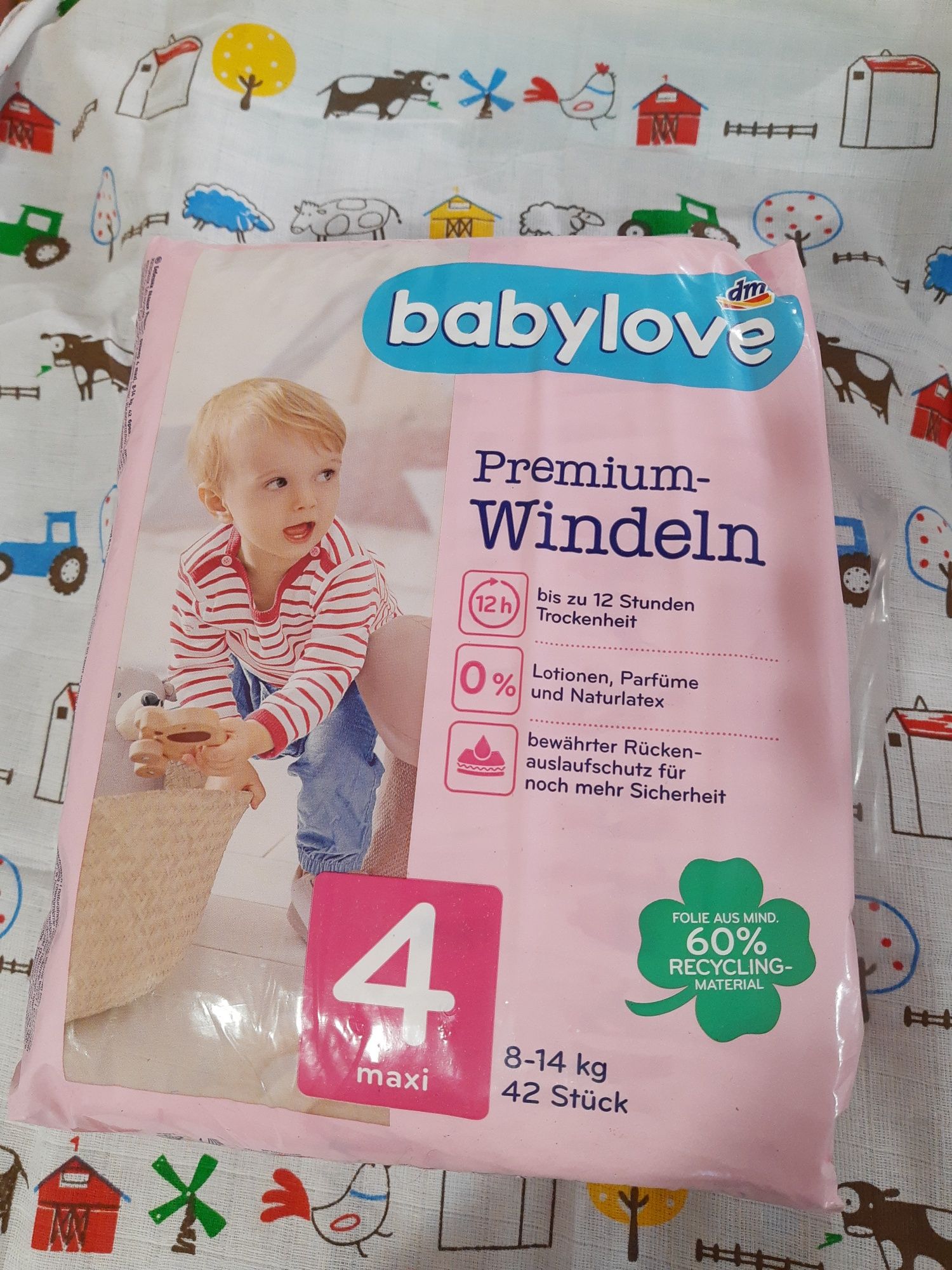 Підгузники Babylove premium 3, 4, 4+, 5, 5+, 6