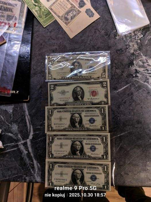 Rzadkie walory kolekcjonerskie z USA.