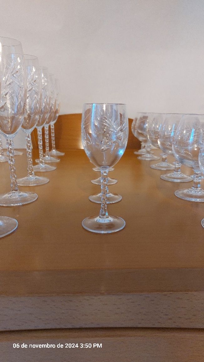 Copos de cristal