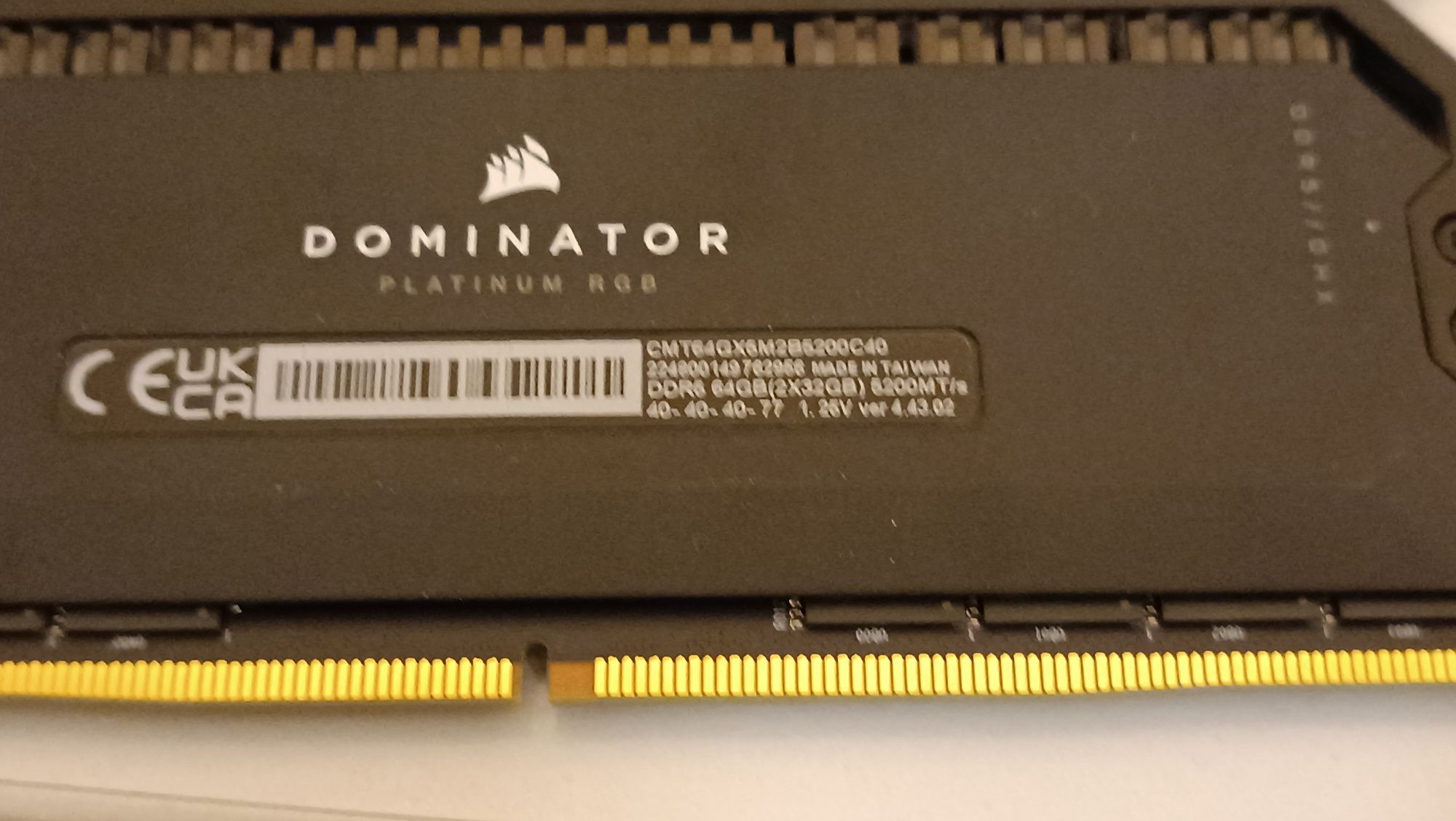 DDR5 64GB Corsair Platinum Dominator  RGB Okazja 970 zł sklep