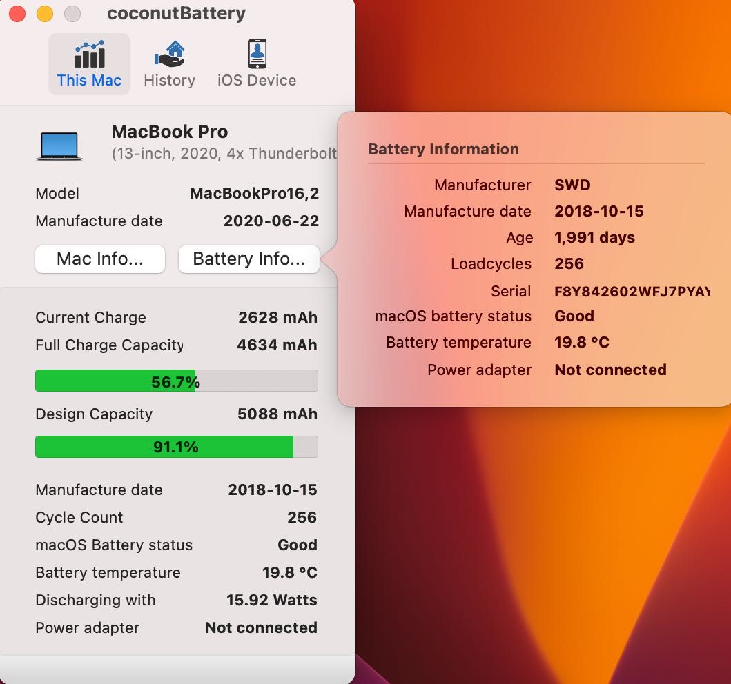 Топовий ноутбук MacBook Pro 13 ( 2020) i7 2.3/ 32/ 2TB