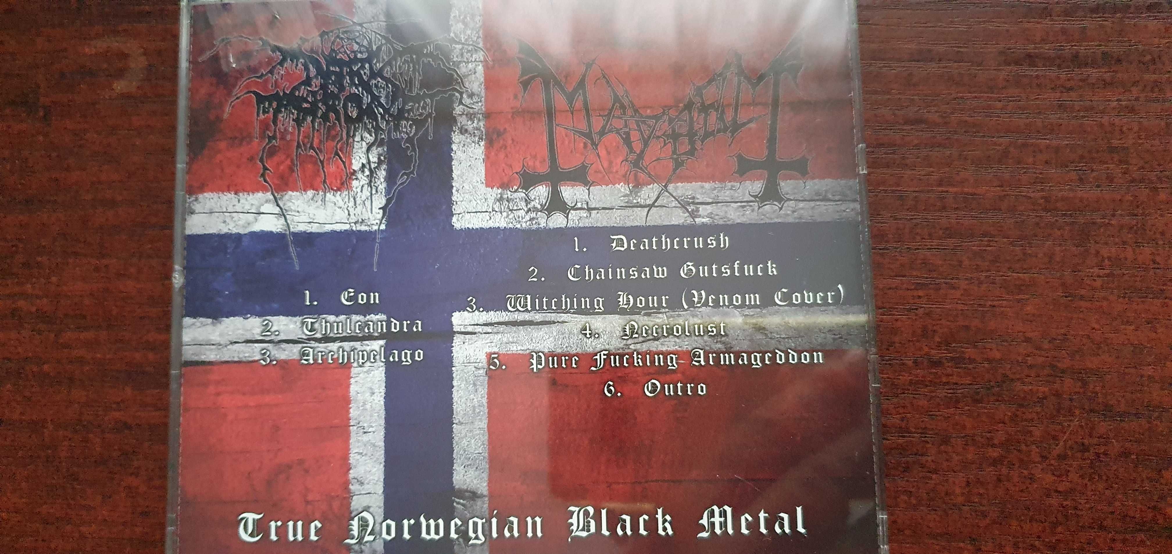 Darkhtrone / Mayhem " The True Norwegian Black Metal " cd  black metal