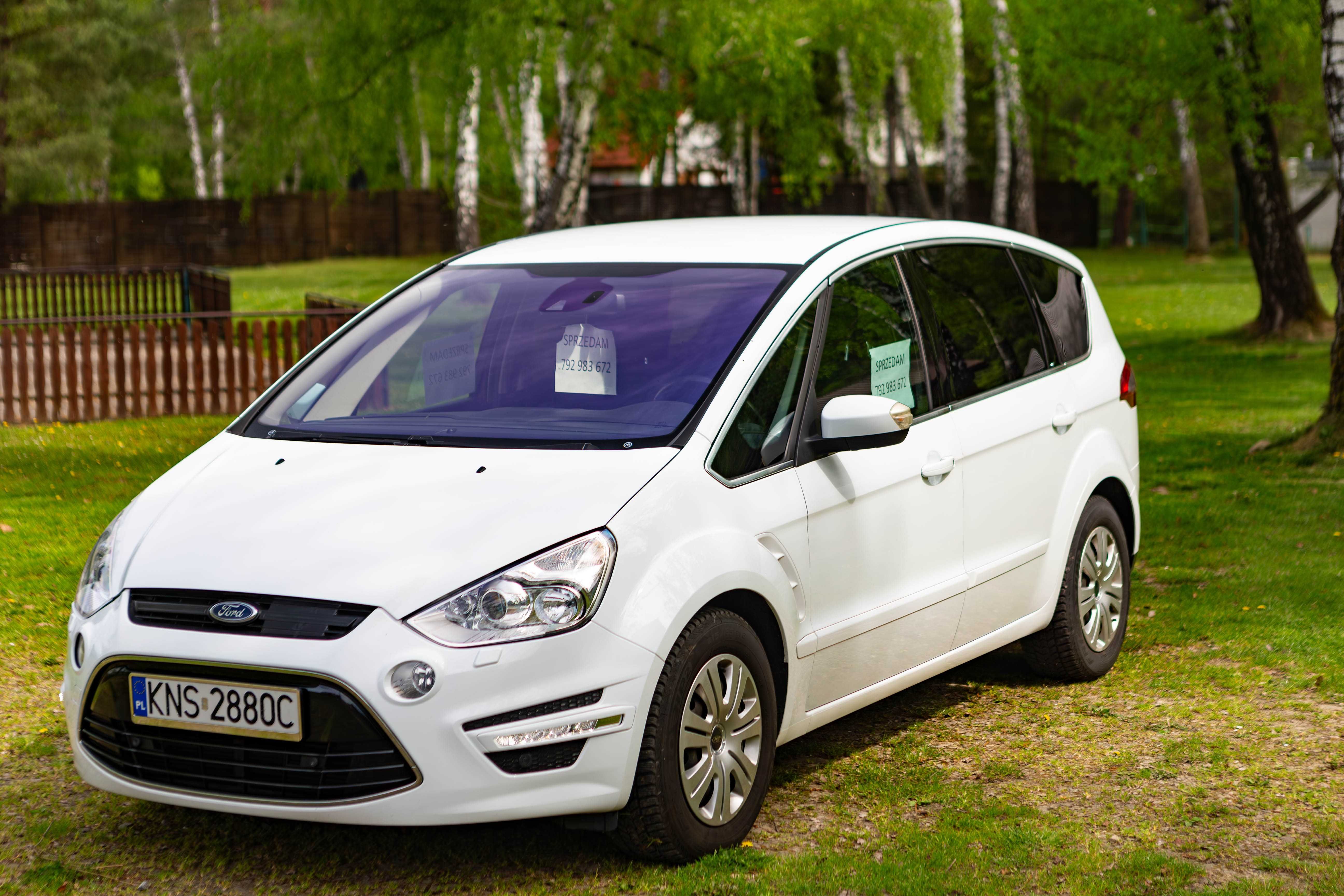 Ford S-Max super stan, bezwypadkowy, bogato wyposażony w dowodzie7osób