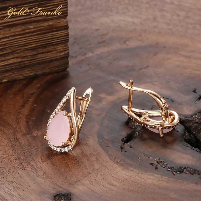 Kolczyki GF57 585RG Gold Franko