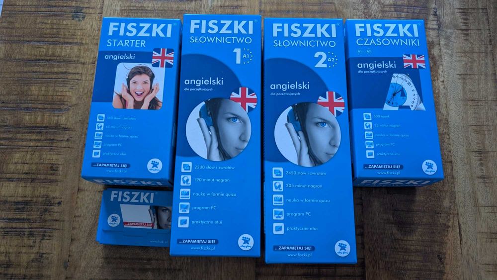 Zestaw Fiszki język Angielski