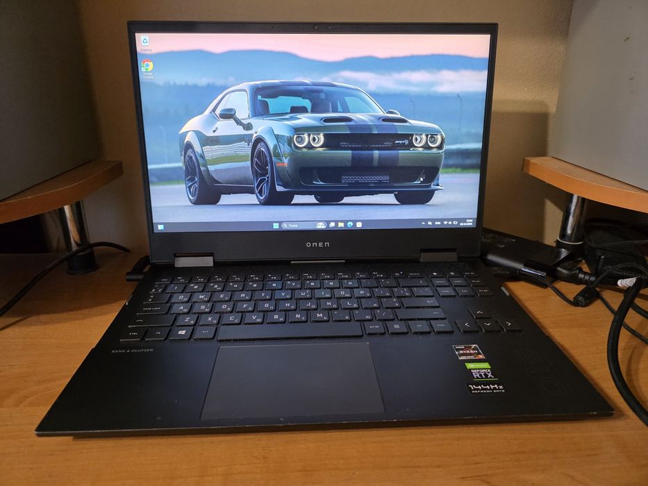 Очень мощный игровой ноутбук HP omen RTX 3060 16/512gb r5 5600H 144Hz