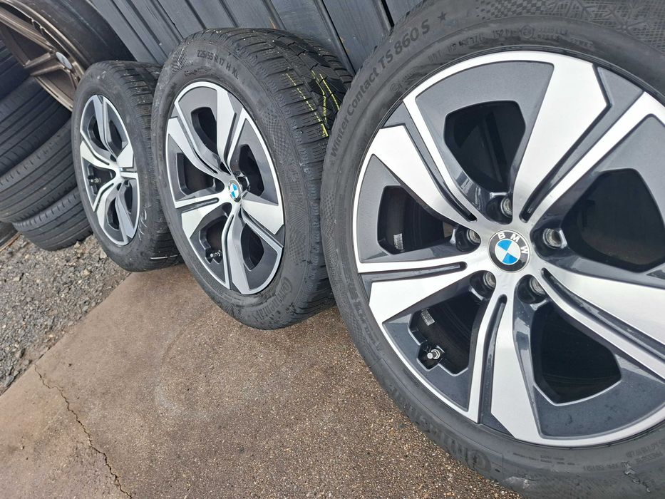 [K65] KOŁA ZIMOWE,ALUFELGI 17' 5x112 ORYGINAŁ BMW 5 G30,G31,Audi A6 C7