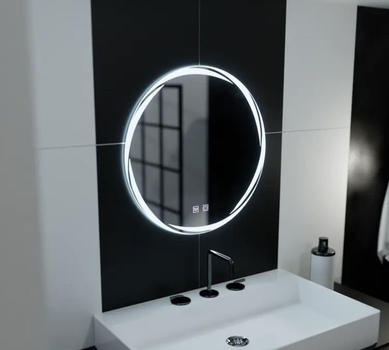 Lustro lazienkowe led 50cm z funkcja odparowywania