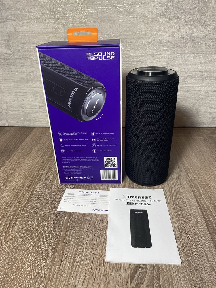 Портативна блютуз колонка Tronsmart Element T6 Plus
