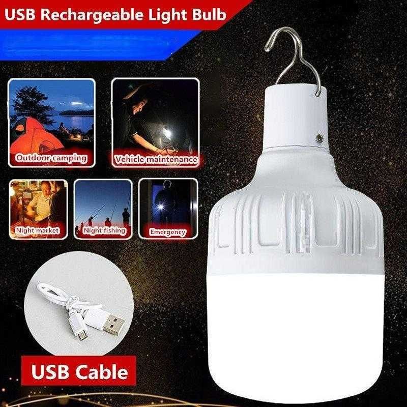 Usb-акумуляторна лампа для кемпінгу 80W