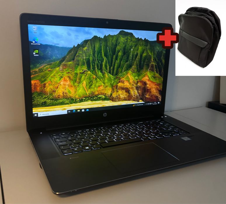 HP ZBook Studio G3 + Plecak HP i7 / 16GB RAM /512GB SSD/Quadro M1000M