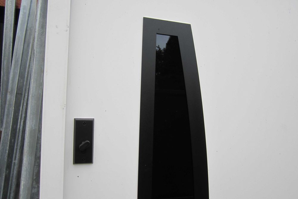 Nowe Drzwi zewnętrzne ocieplane z szybą 100x210 Lewe Prawe 70mm białe