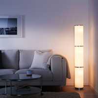 Lampa Ikea VIDJA podłogowa, biały, 138 cm