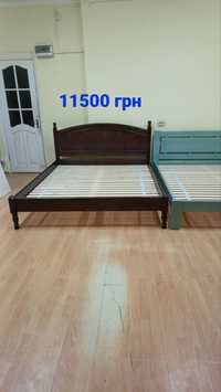 Ліжко двоспальне з масива дерева, внаявності на магазині 11,500 грн