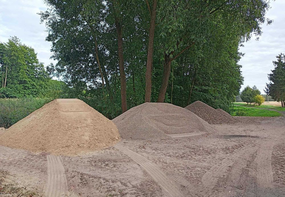 Piasek zasypowy, Piasek 0-2, Żwir 2-8, Żwir 8-16 Transport