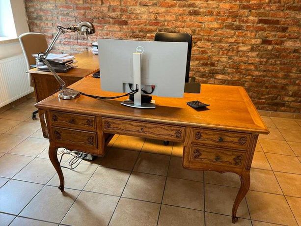 Meble biurowe, gabinetowe, szafa, biurka, stół, krzesła, komplet