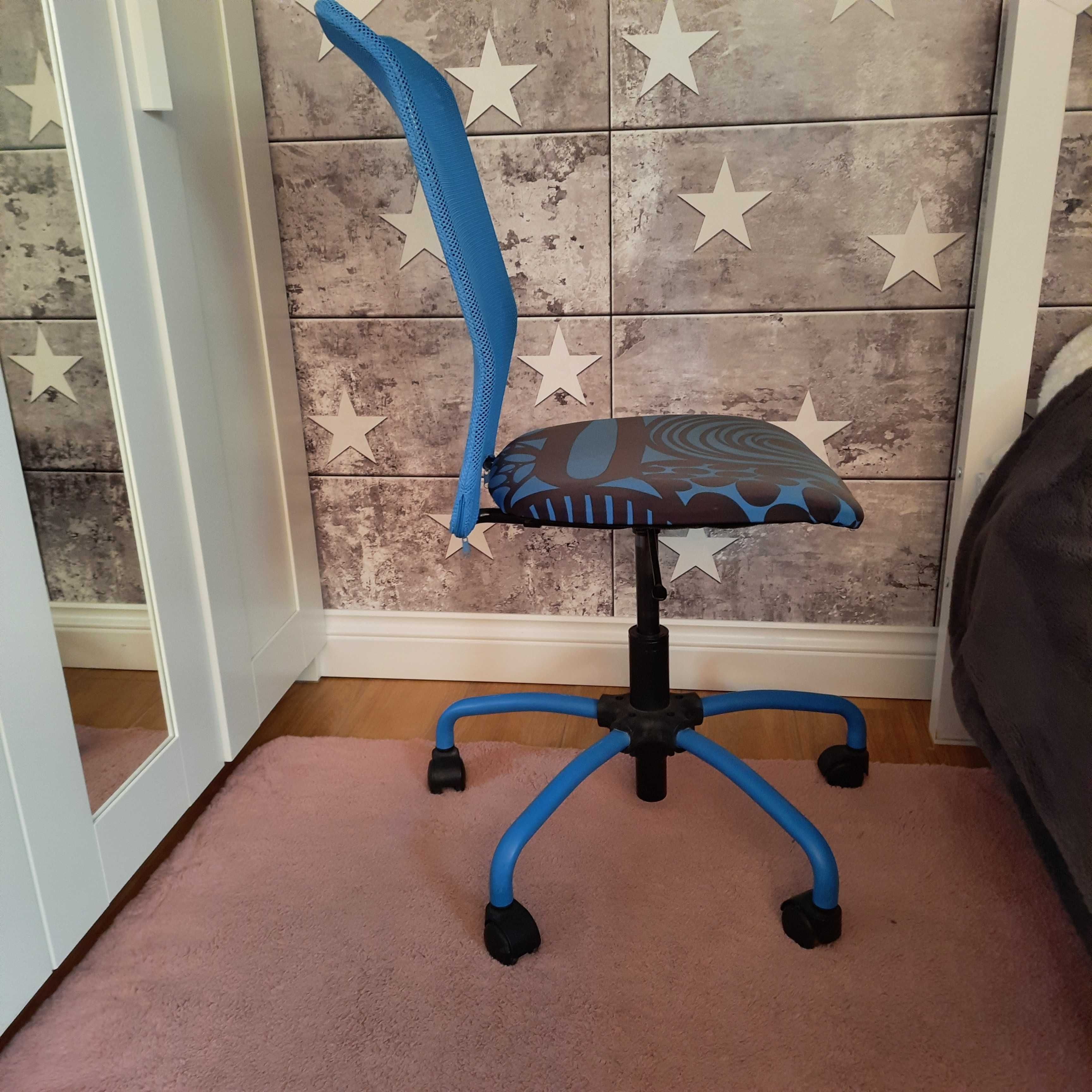 Fotel krzesło do biurka na kółkach IKEA