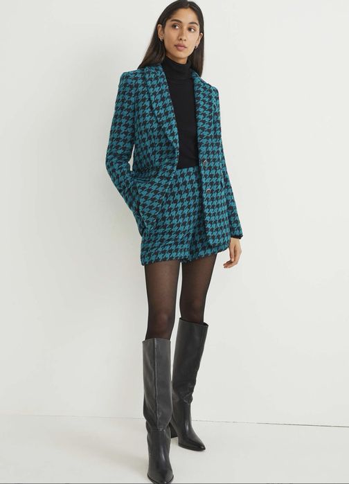 Костюм жакет та шорти гусяча лапка твід бренду C&A premium