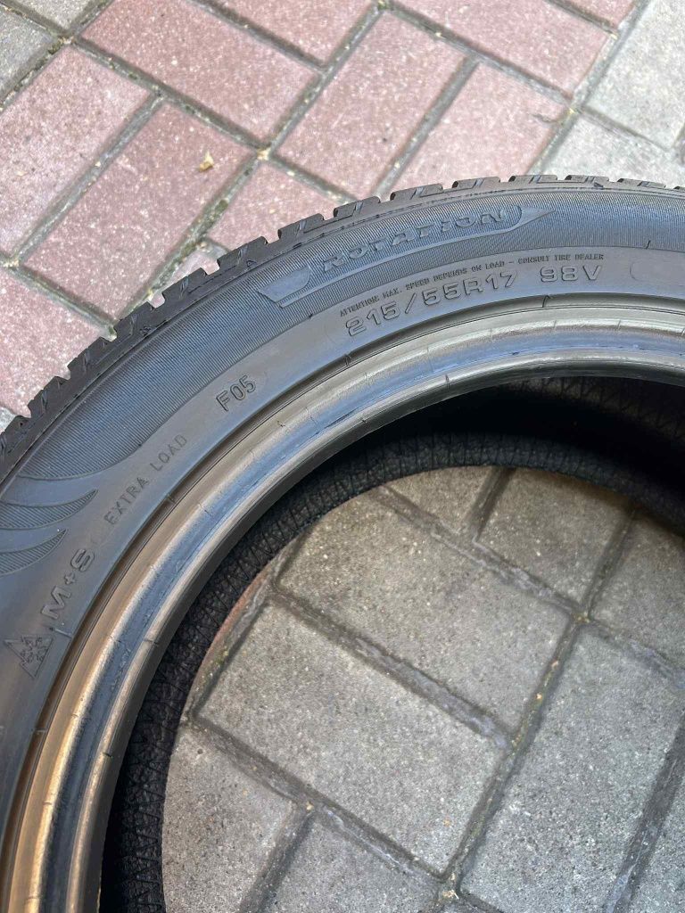 2024 JAK NOWE Opony zimowe 215/55/17 Fulda