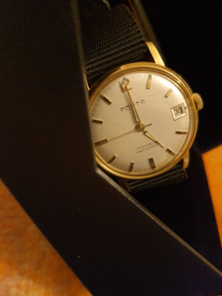 Zegarek Porta vintage gold