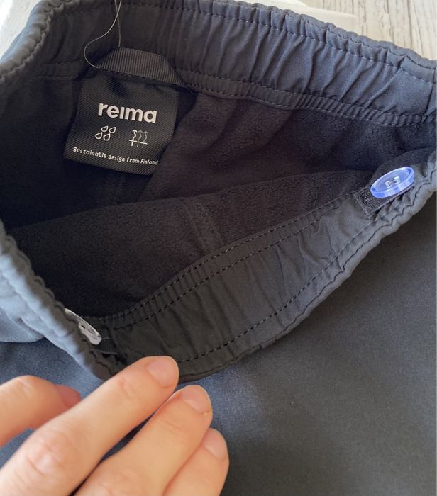 Штани Reima Softshell Oikotie, чорні, розмір 104