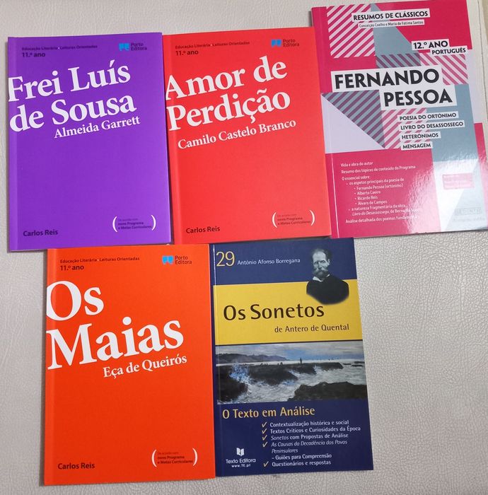 Livros de resumos, obras de português