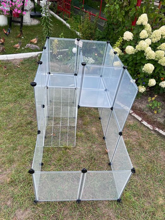 Duża klatka kojec wybieg dla świnki królika zwierząt panelowa NOWA