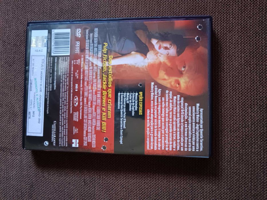 filme dvd original - modesty blaise - jogo explosivo