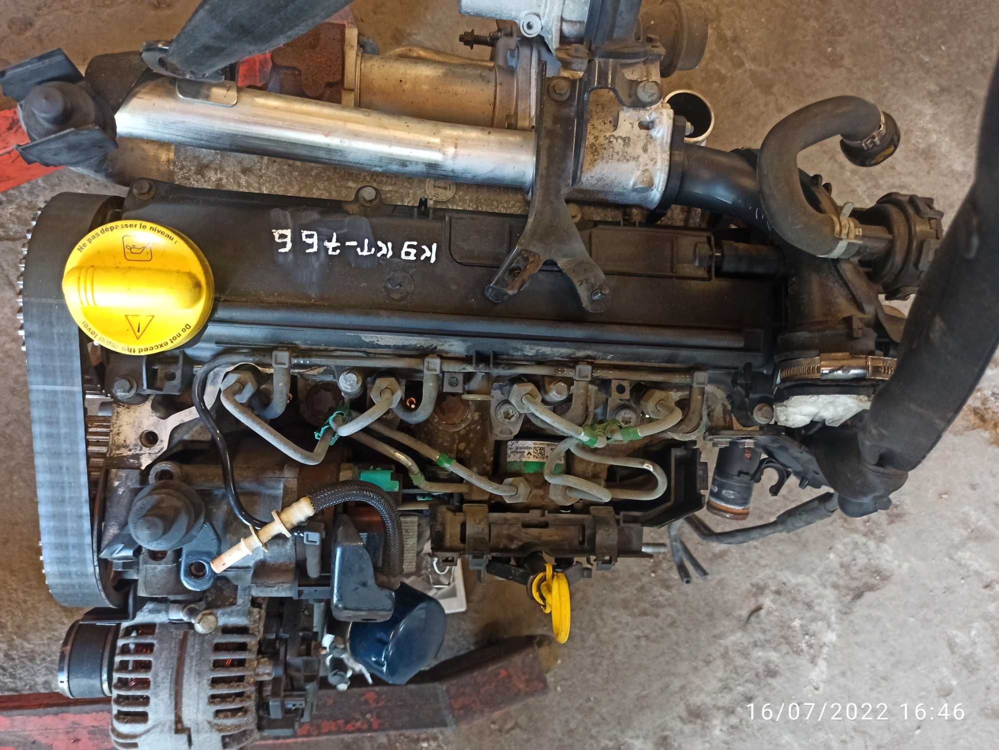 Motor Renault Clio 3 Ref K9K T 766 / 1.5 DCI Ano 2009