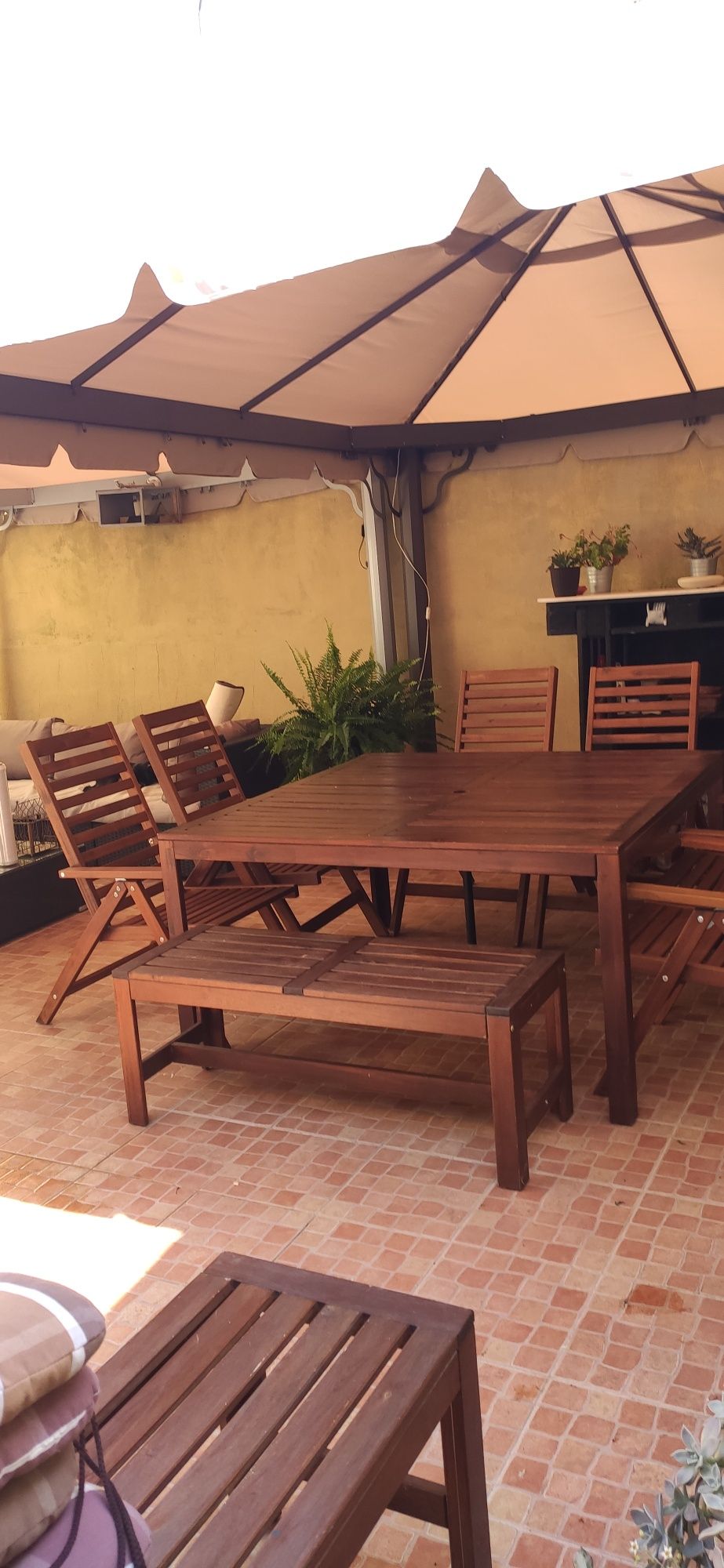 6 cadeiras de exterior, gama applaro do Ikea.VENDIDO!
