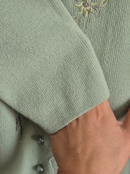 Кардиган зелений