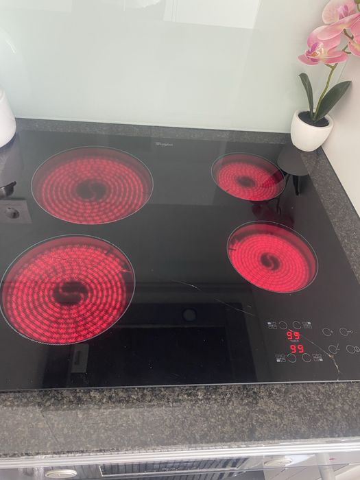 Placa vitrocerâmica whirpool