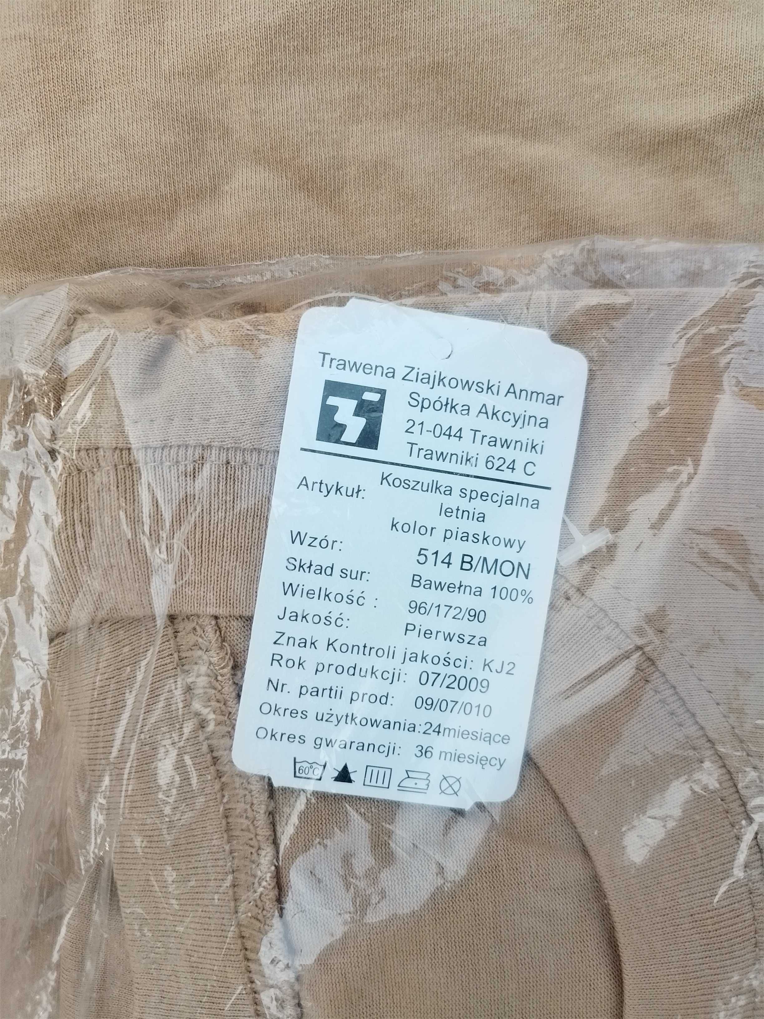 Koszulki misyjne wojskowe mon