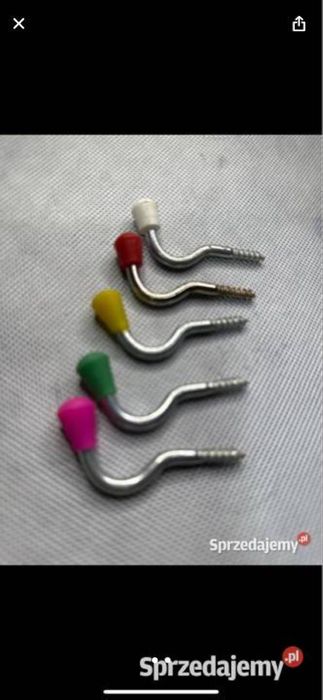 Wieszak kątowy gałką wieszak hak uchwyt wkręcany