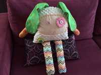 Подушка-игрушка ручной работы (handmade) Зайка