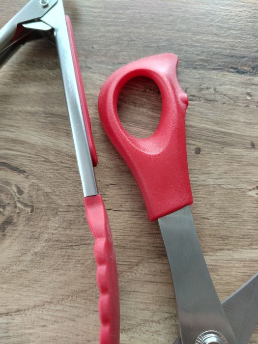 Zestaw, akcesoria do grilla, kuchni, nożyce+ szczypce