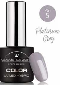 Lakier hybrydowy cosmetics zone Platinum grey