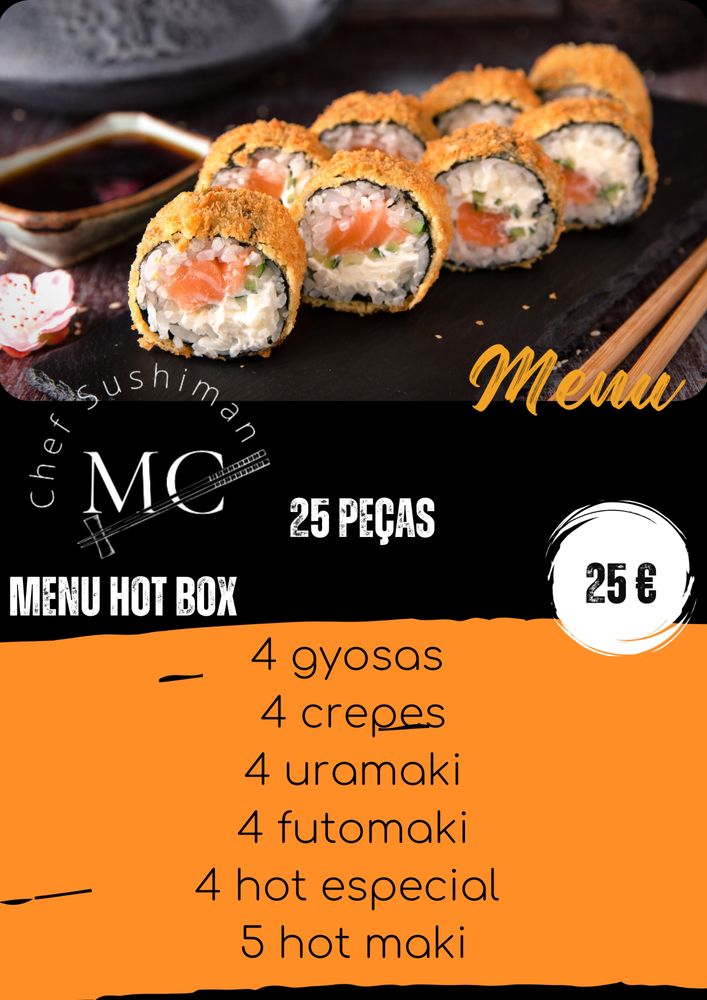 Sushi para eventos