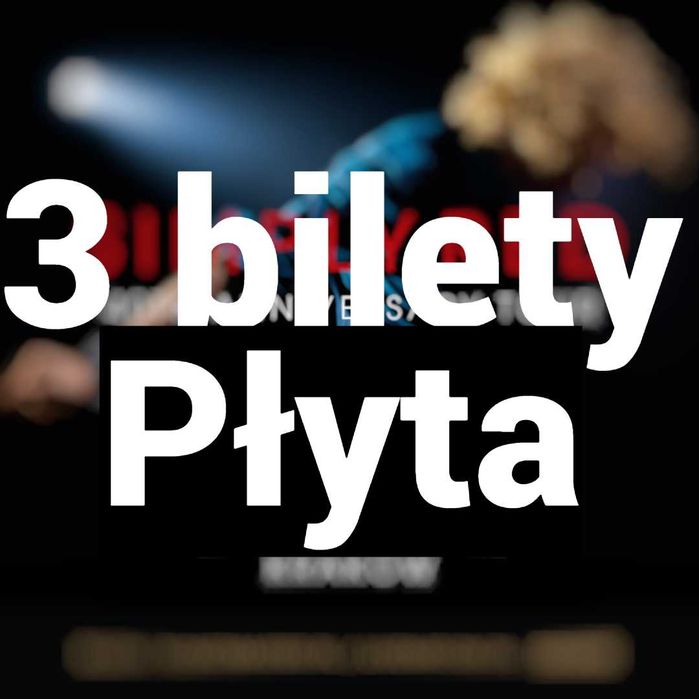 3 Bilety na Simply Red - PŁYTA P6 (TAURON Arena Kraków 04.11)