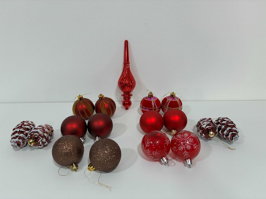 Enfeites de Natal Vermelho