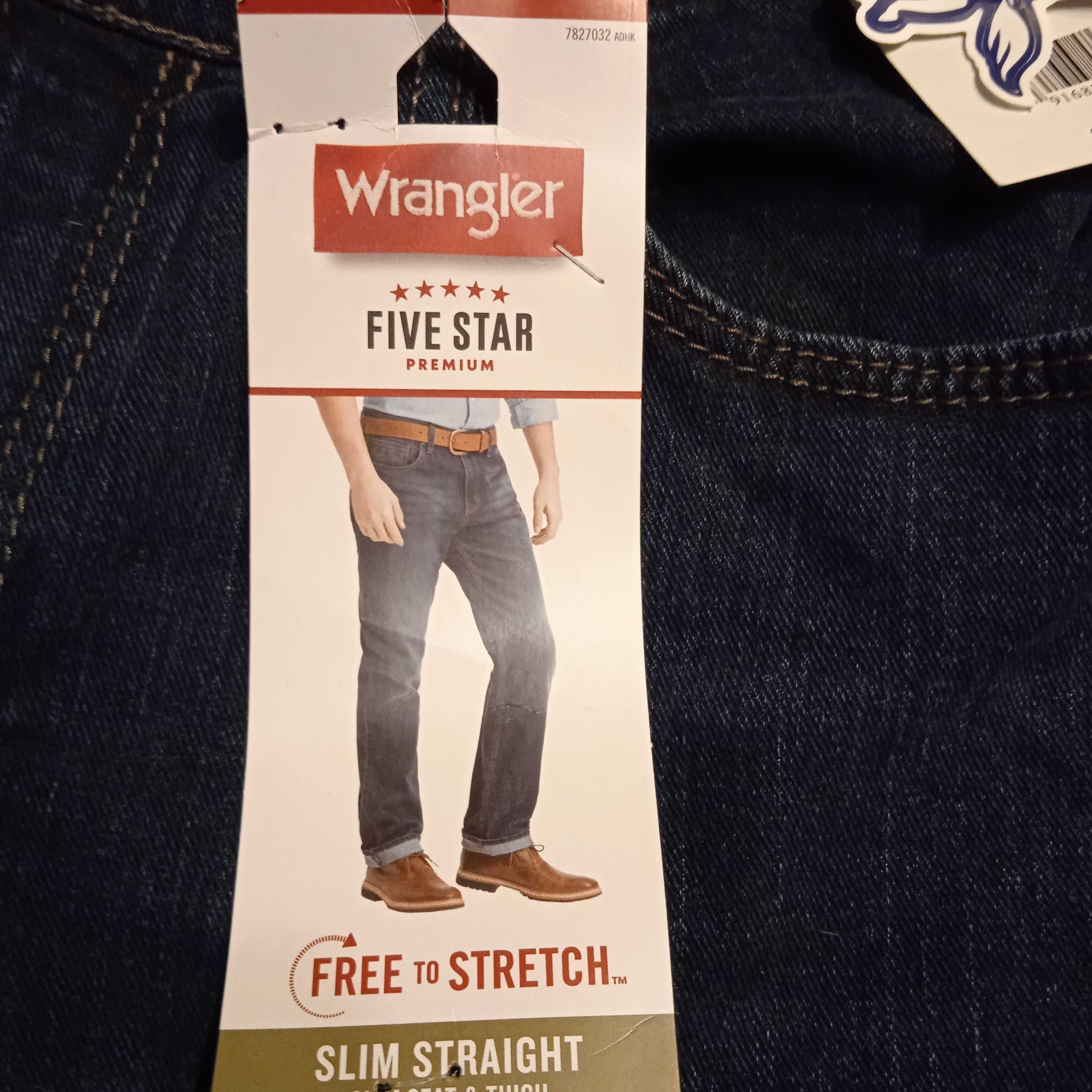 Wrangle Slim Straight spodnie jeansy W32 L32 Super Cena! Sold!