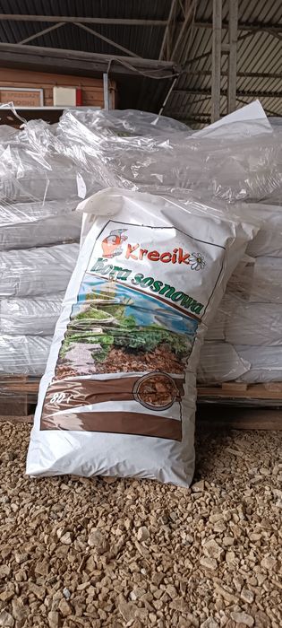 kora sosnowa 80l. Gruba,sucha