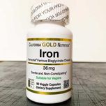 Ferrochel Iron Железо бисглицинат, 36 мг, США, 90 капсул