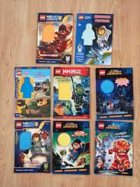 Zestaw książeczek ninjago lego city nexo knights super heroes